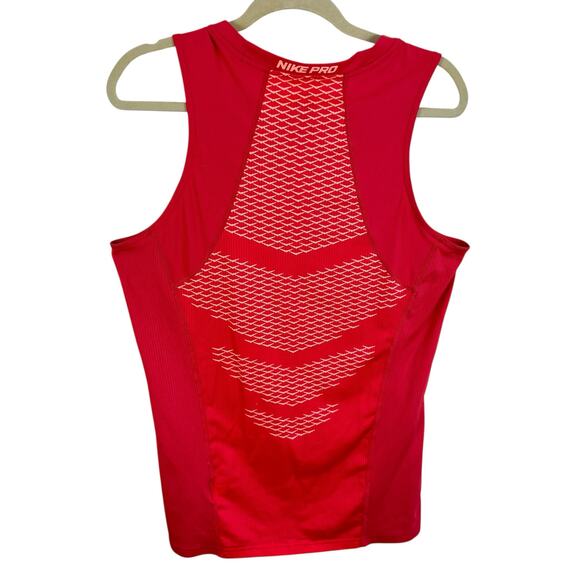 Nike Pro Hypercool Fitted Coral Mesh Athletic Tank Top Men's Size M - Picture 2 of 6